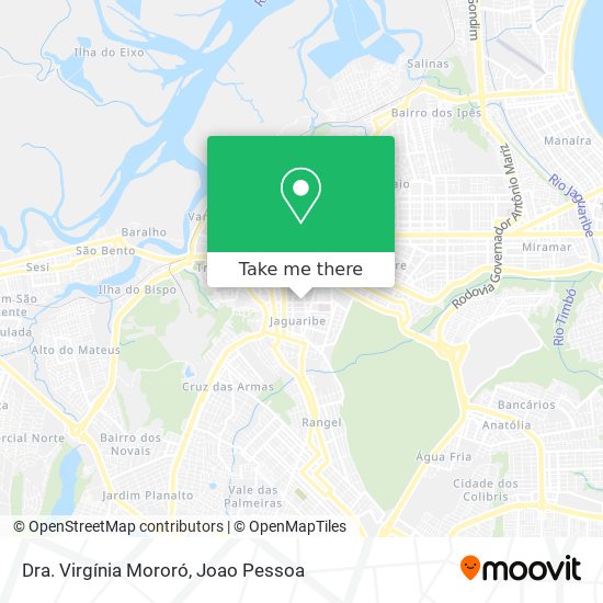 Dra. Virgínia Mororó map