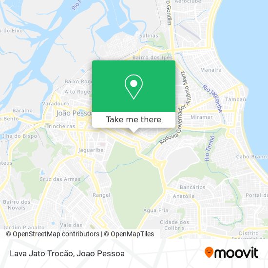 Lava Jato Trocão map