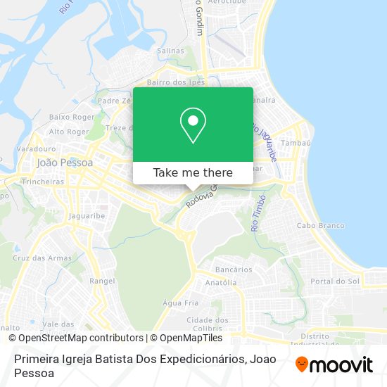 Primeira Igreja Batista Dos Expedicionários map
