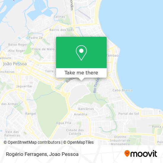 Rogério Ferragens map