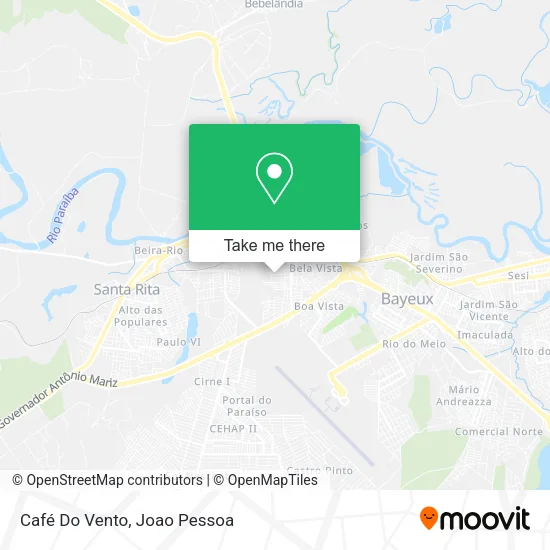 Café Do Vento map