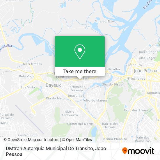 DMtran Autarquia Municipal De Trânsito map