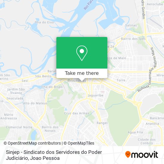 Sinjep - Sindicato dos Servidores do Poder Judiciário map