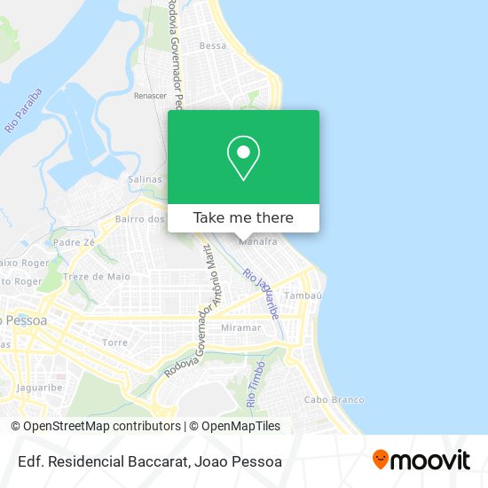 Edf. Residencial Baccarat map