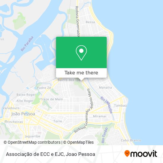 Associação de ECC e EJC map