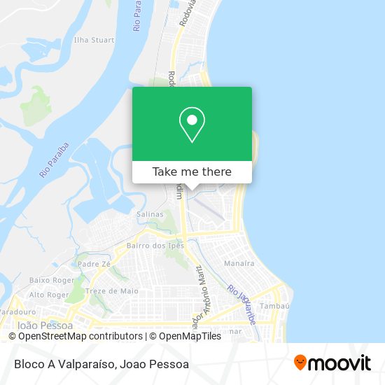 Bloco A Valparaíso map