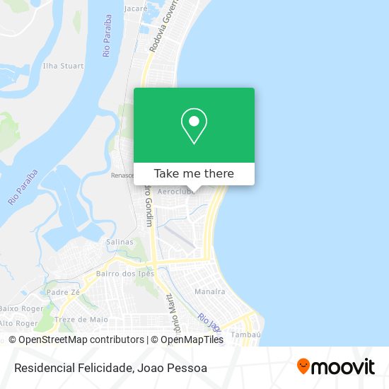 Residencial Felicidade map