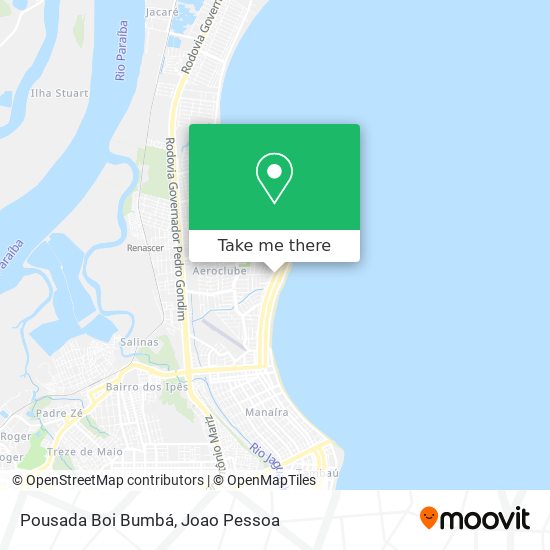 Pousada Boi Bumbá map