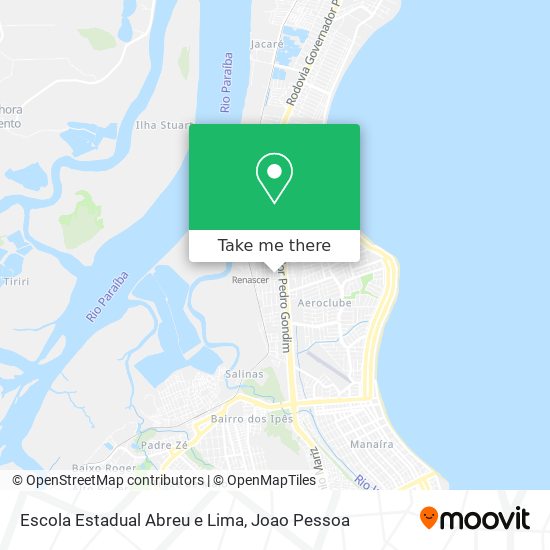 Mapa Escola Estadual Abreu e Lima