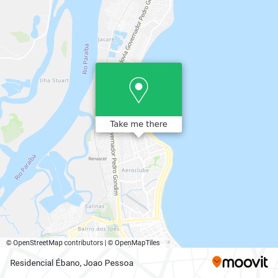 Residencial Ébano map