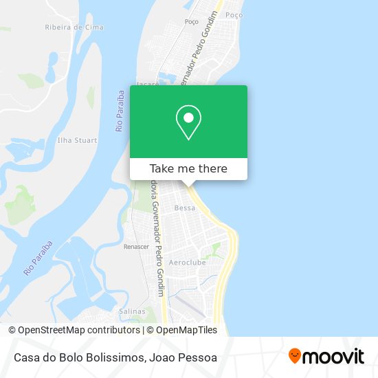 Casa do Bolo Bolissimos map