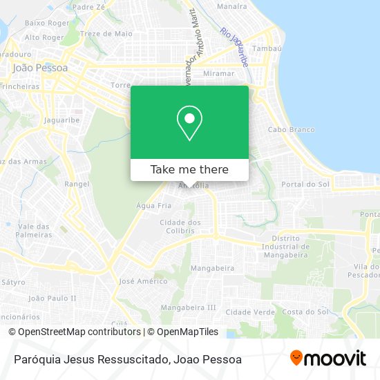Paróquia Jesus Ressuscitado map