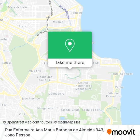 Rua Enfermeira Ana Maria Barbosa de Almeida 943 map