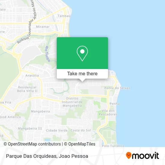 Parque Das Orquideas map