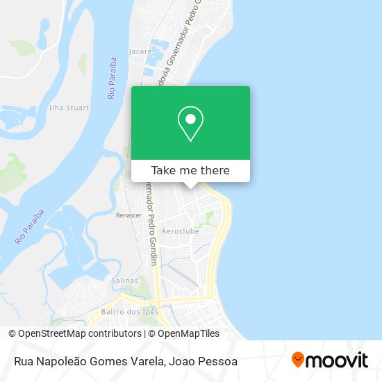 Mapa Rua Napoleão Gomes Varela