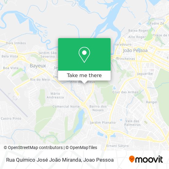 Rua Químico José João Miranda map