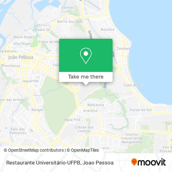 Restaurante Universitário-UFPB map