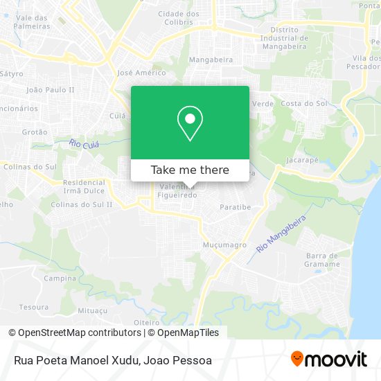 Rua Poeta Manoel Xudu map