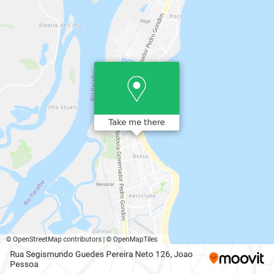 Rua Segismundo Guedes Pereira Neto 126 map