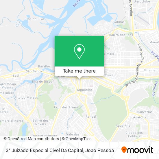 3° Juizado Especial Civel Da Capital map