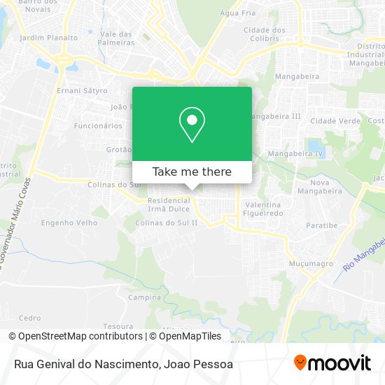 Rua Genival do Nascimento map