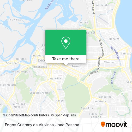 Fogos Guarany da Viuvinha map