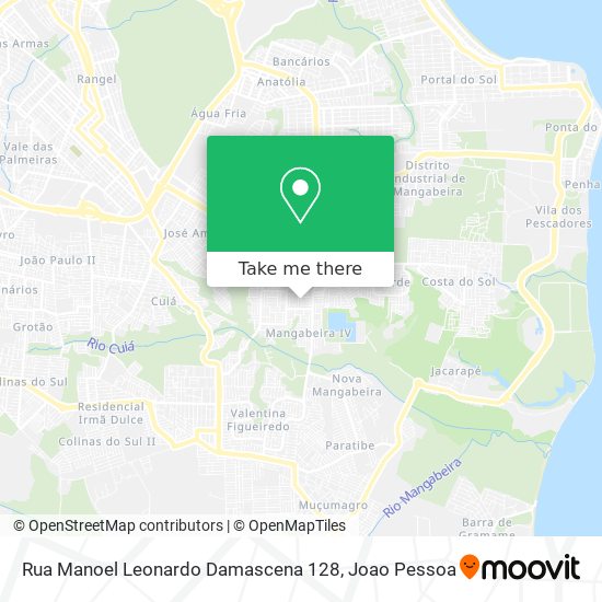 Rua Manoel Leonardo Damascena 128 map