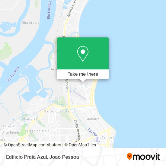Edificio Praia Azul map