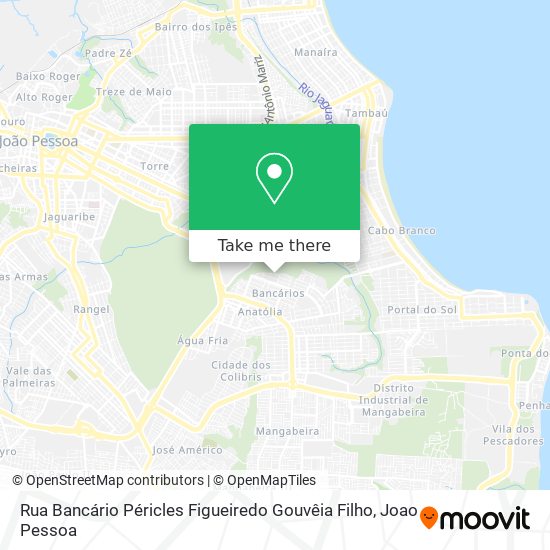 Rua Bancário Péricles Figueiredo Gouvêia Filho map