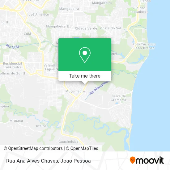 Rua Ana Alves Chaves map