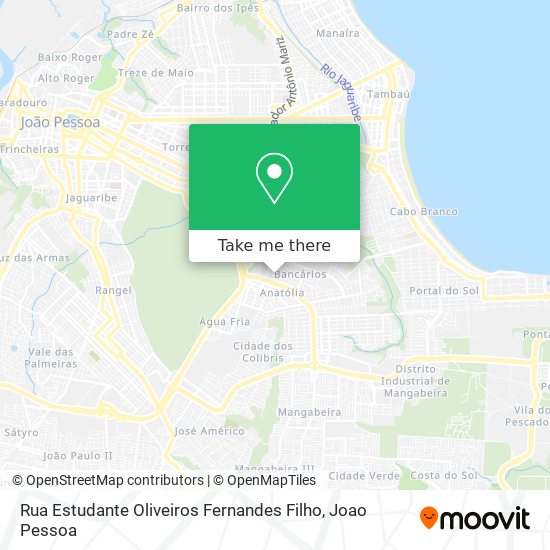 Rua Estudante Oliveiros Fernandes Filho map