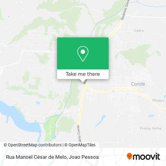 Rua Manoel César de Melo map