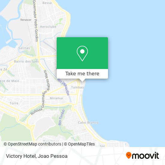 Victory Hotel map