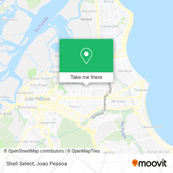 Shell Select map