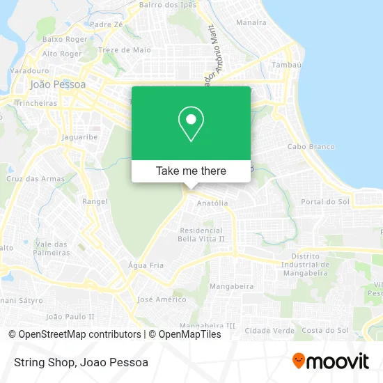 String Shop map