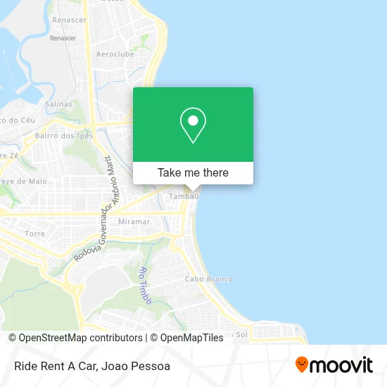 Ride  Rent A Car map