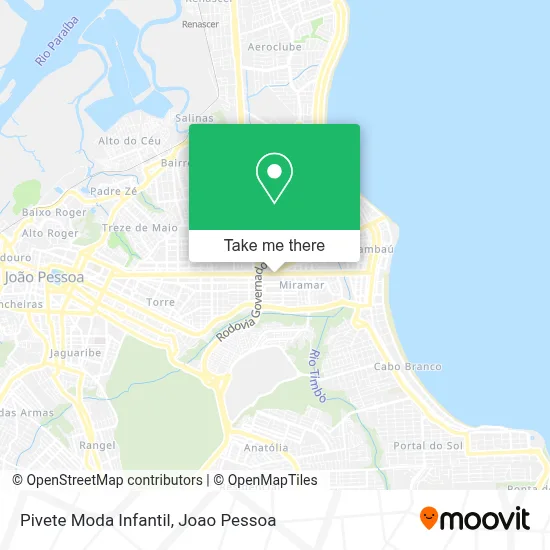 Pivete Moda Infantil map