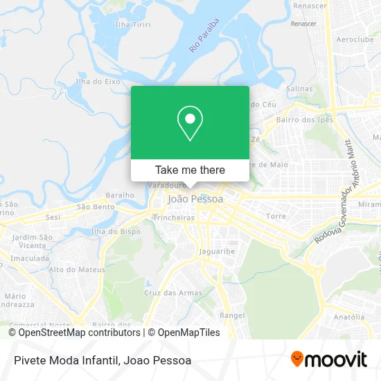 Pivete Moda Infantil map