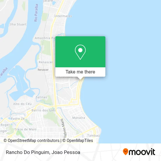 Rancho Do Pinguim map