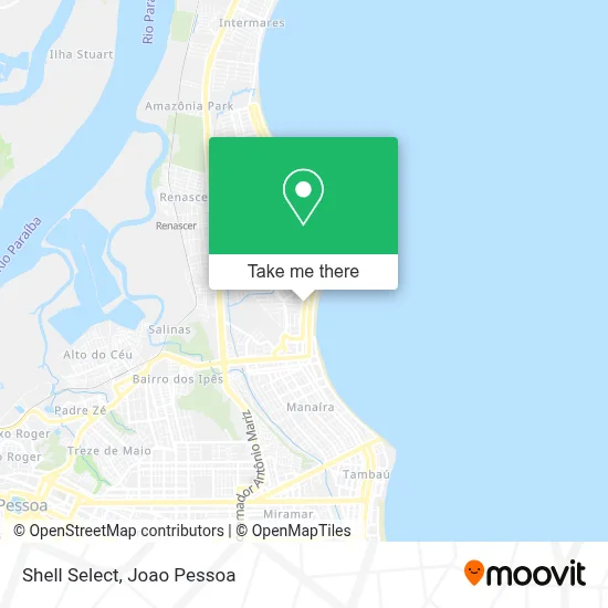 Shell Select map