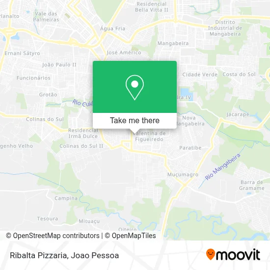 Ribalta Pizzaria map