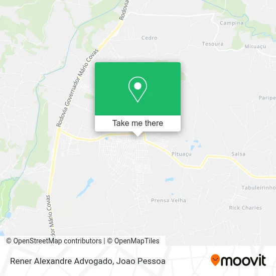 Rener Alexandre Advogado map