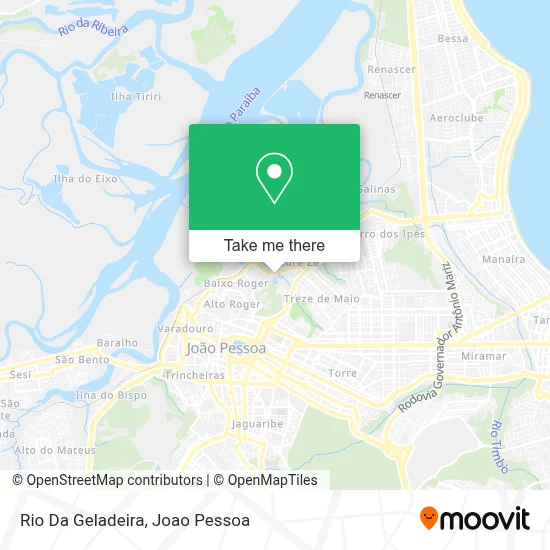 Rio Da Geladeira map