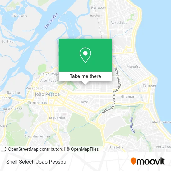 Shell Select map