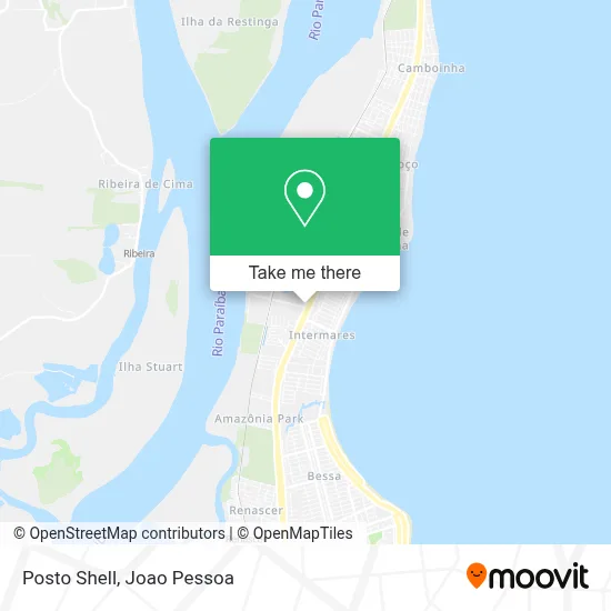 Posto Shell map