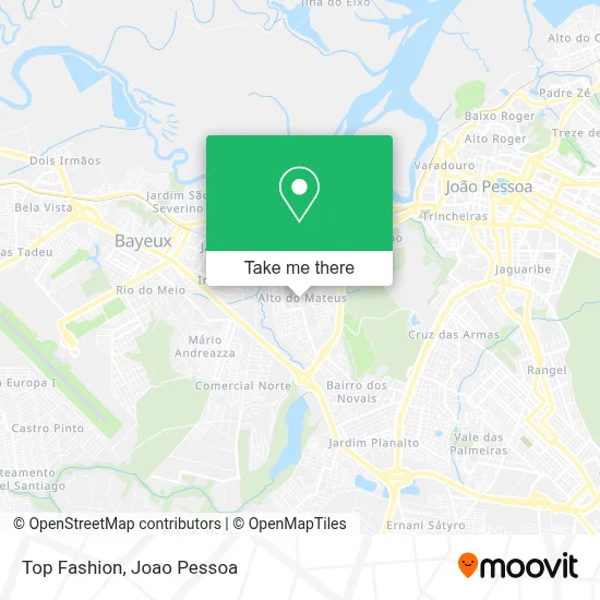 Top Moda map