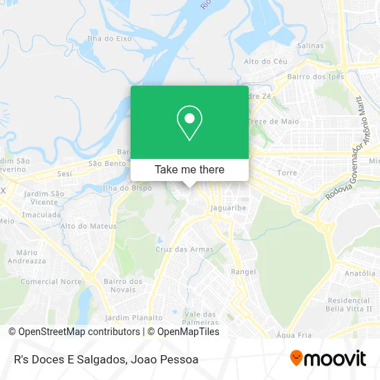 R's Doces E Salgados map