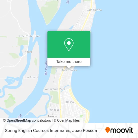 Spring English Courses Intermares map