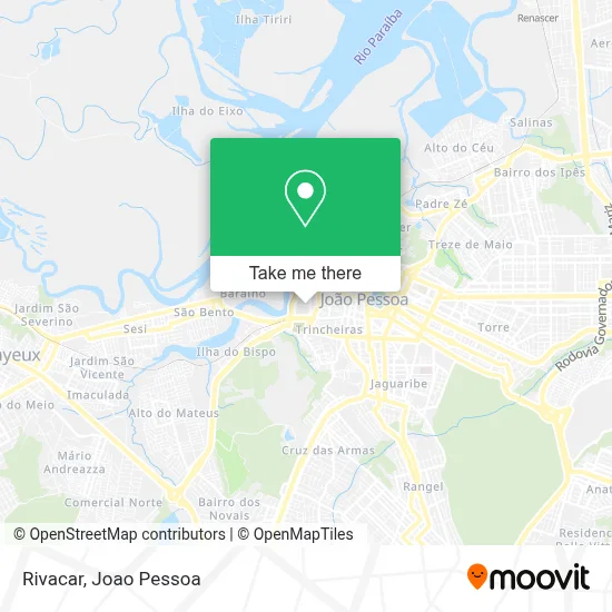 Rivacar map