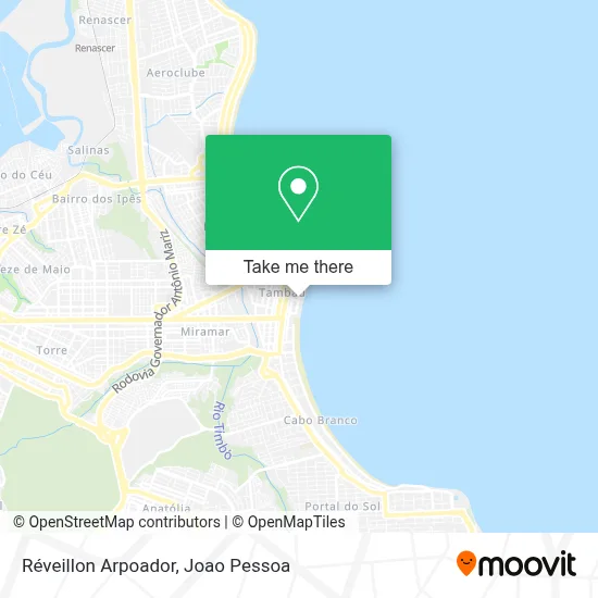 Réveillon Arpoador map